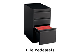 Filing and file pedestals