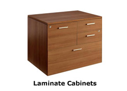Filing and laminate cabinets